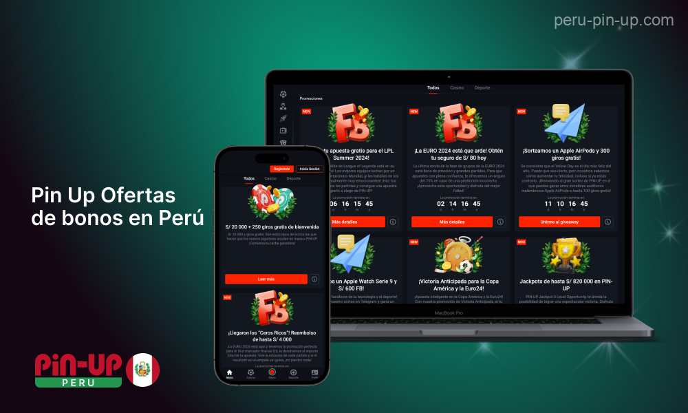 Pin Up Casino en Perú tiene una amplia gama de ofertas de bonos tanto para los jugadores nuevos como para los habituales