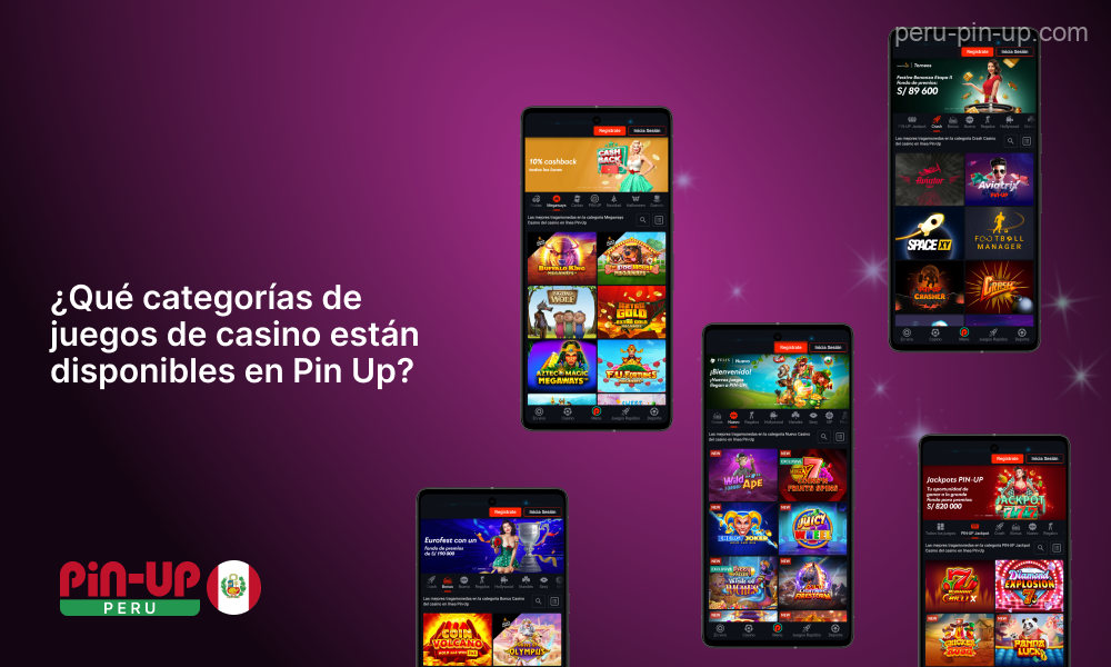 Pin Up Casino Perú tiene más de 5.000 juegos de azar disponibles, que se dividen en diferentes categorías para facilitar la selección